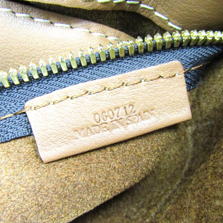 Pre Owned Loewe Brown Leather Shoulder Bag
