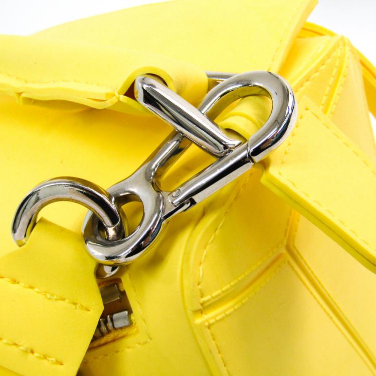 Pre Owned Loewe Yellow Rubber Puzzle Bag