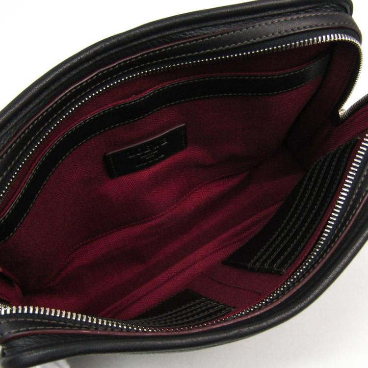 Pre Owned Loewe Black Leather Clutch Bag