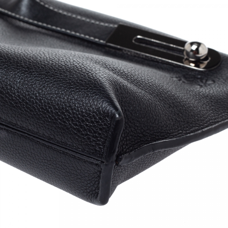Pre Owned Loewe Black Leather Missy Crossbody Bag