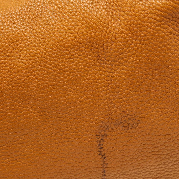 Pre Owned Loewe Brown Leather Flamenco Flap Shoulder Bag