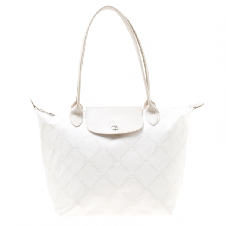 Longchamp White Tote Bags