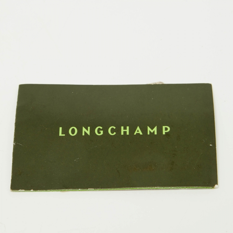 Pre Owned Longchamp Purple Croc Embossed Leather Roseau Tote