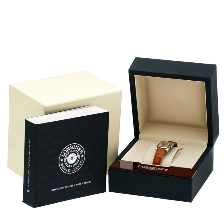 Pre Owned Longines Bronze Stainless Steel Dolce Vita L4.155.4 Women's Wristwatch 20 mm