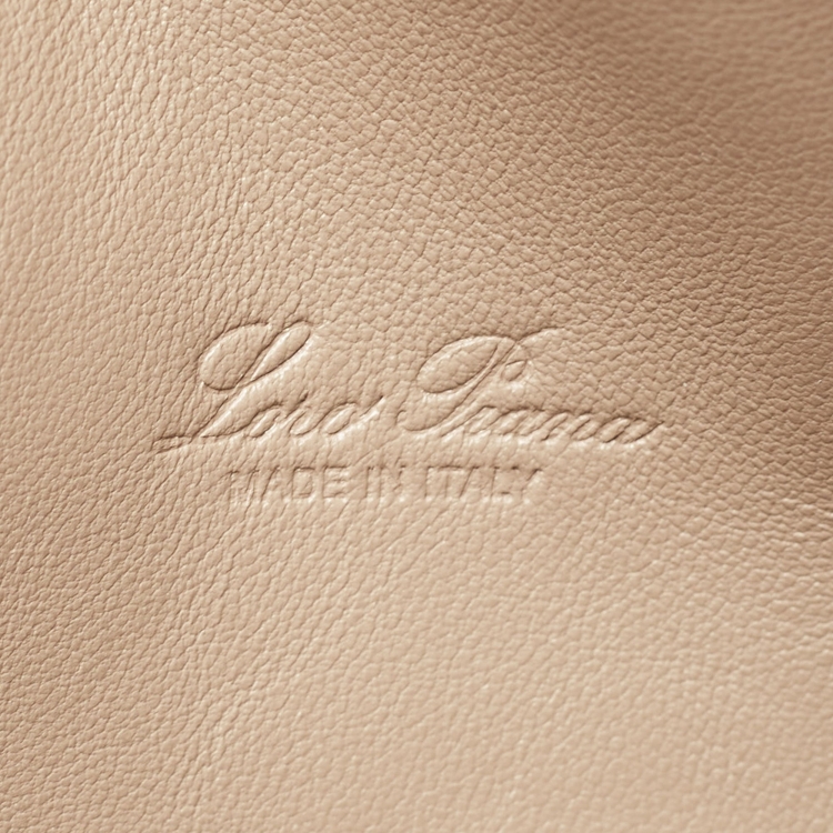 Pre Owned Loro Piana Beige Leather Extra Pocket L23 Backpack