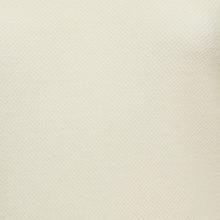 Pre Owned Loro Piana Cream Cashmere Knit Crew Neck Sweater S