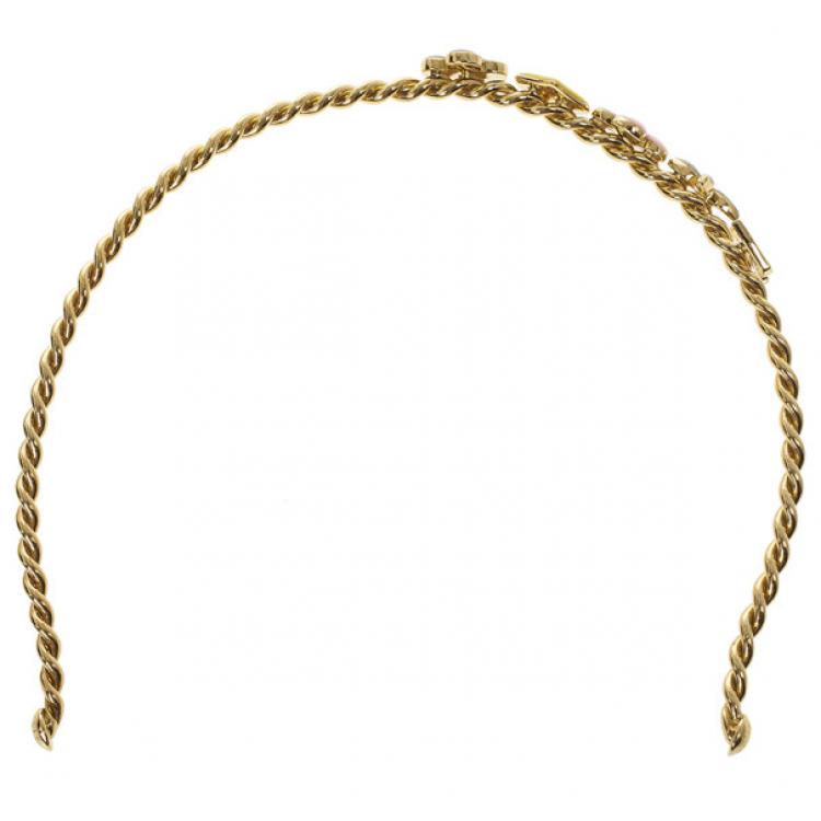Pre Owned Louis Vuitton Sweet Monogram Small Head Band 