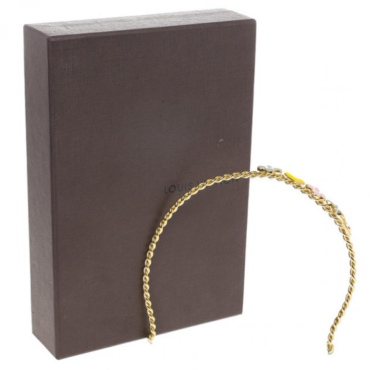 Pre Owned Louis Vuitton Sweet Monogram Small Head Band 