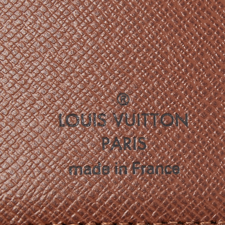 Pre Owned Louis Vuitton Monogram Canvas Medium Ring Agenda Cover