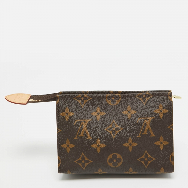Pre Owned Louis Vuitton Monogram Canvas Toiletry Pouch 15