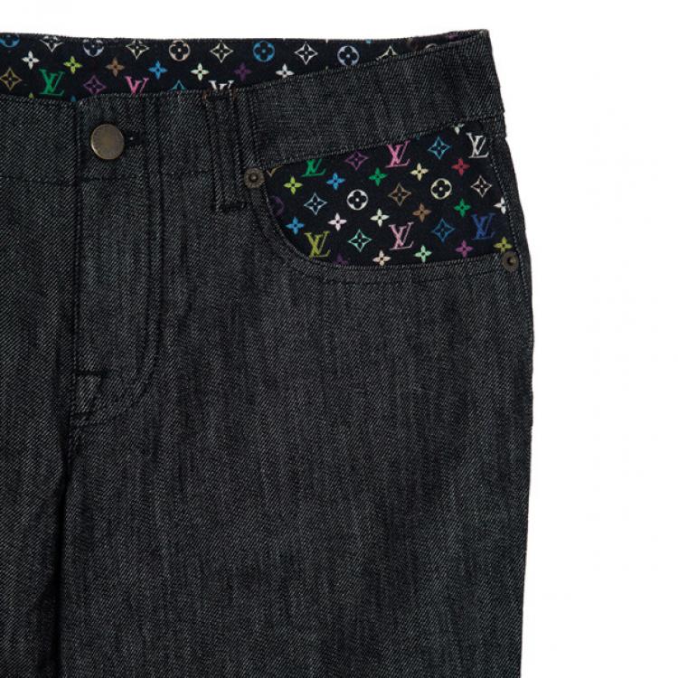 Pre Owned Louis Vuitton Monogram Pocket Jeans M
