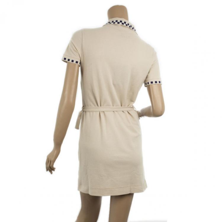 Pre Owned Louis Vuitton Collar Dress S