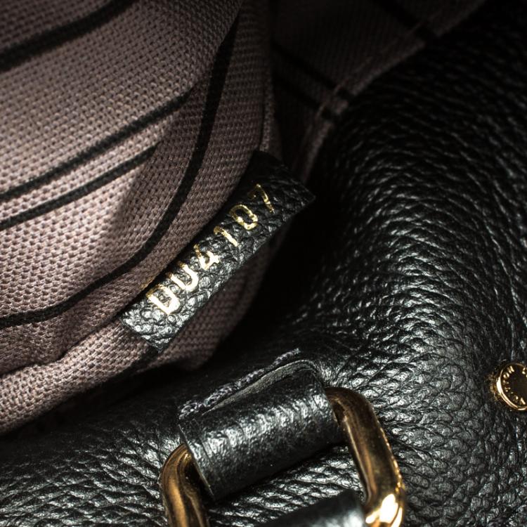 Pre Owned Louis Vuitton Black Monogram Empreinte Leather Speedy Bandouliere 20