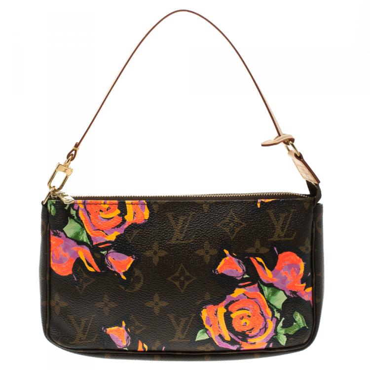 Louis Vuitton Monogram Rose Pochette Accessoires Brown Pouch Bag