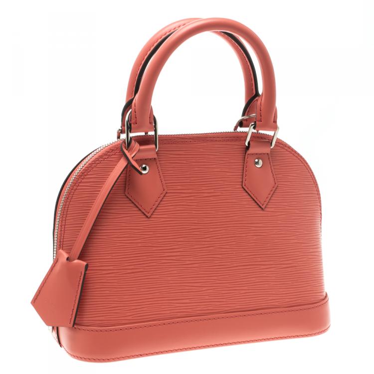 Pre Owned Louis Vuitton New Grenade Epi Leather Alma BB Bag