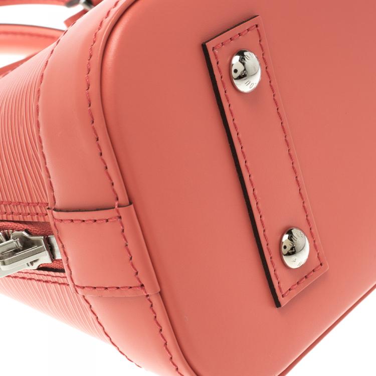Pre Owned Louis Vuitton New Grenade Epi Leather Alma BB Bag