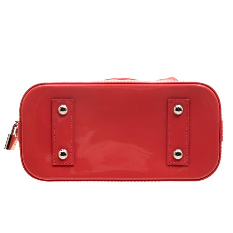 مملوكة مسبقًا Louis Vuitton Poppy Rayures Monogram Vernis Alma BB Bag