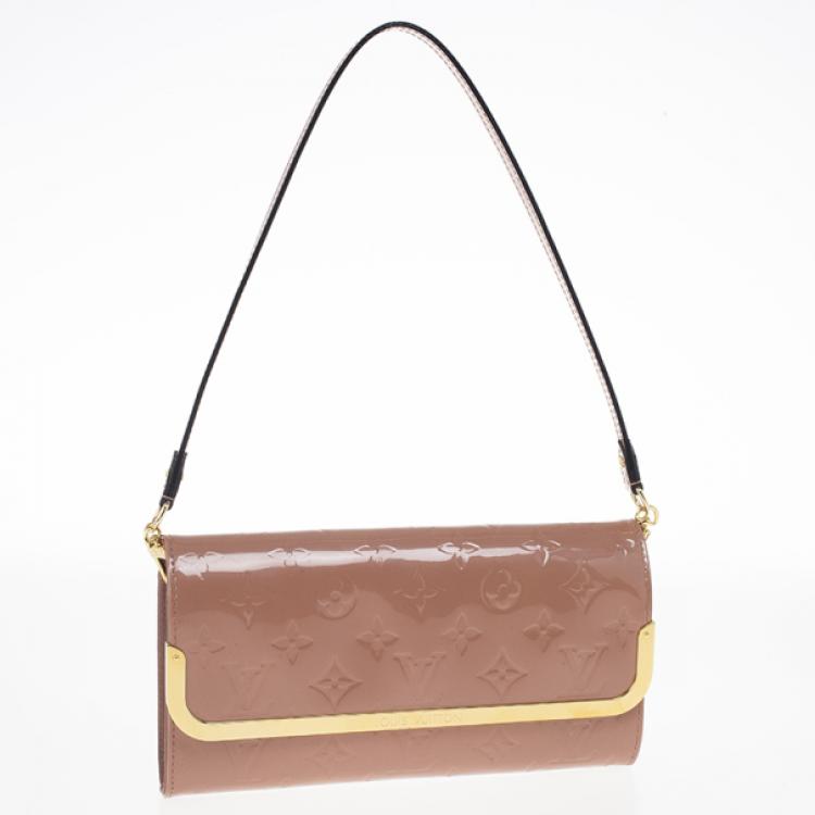 Pre Owned Louis Vuitton Monogram Vernis Rossmore MM Evening Bag
