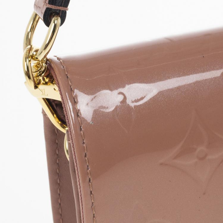 Pre Owned Louis Vuitton Monogram Vernis Rossmore MM Evening Bag