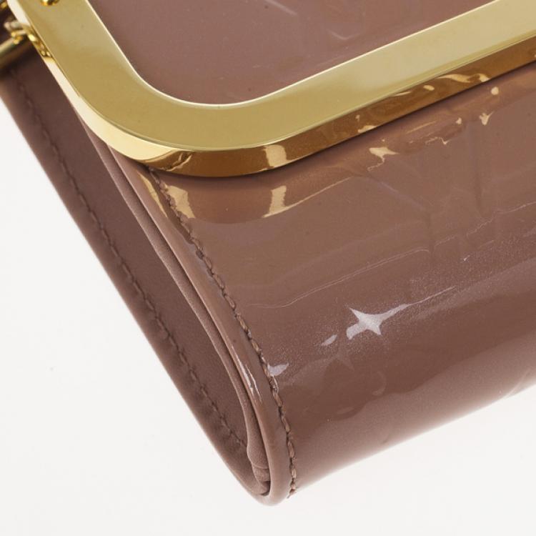 Pre Owned Louis Vuitton Monogram Vernis Rossmore MM Evening Bag