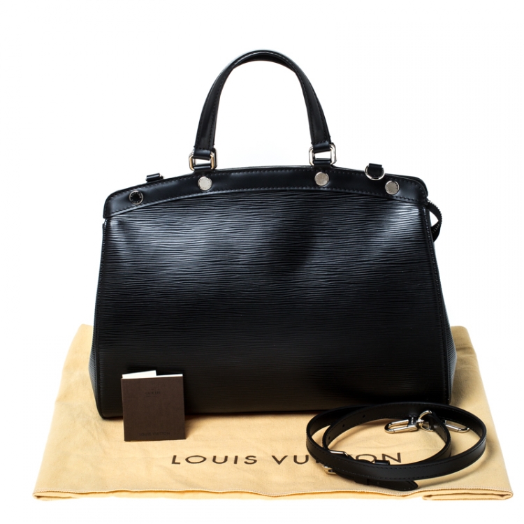 Pre Owned Louis Vuitton Black Epi Leather Brea MM Bag