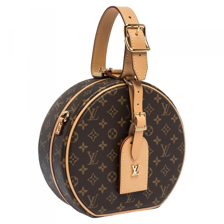 Pre Owned Louis Vuitton Monogram Canvas Petite Boite Chapeau Bag