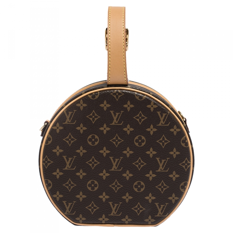 Pre Owned Louis Vuitton Monogram Canvas Petite Boite Chapeau Bag