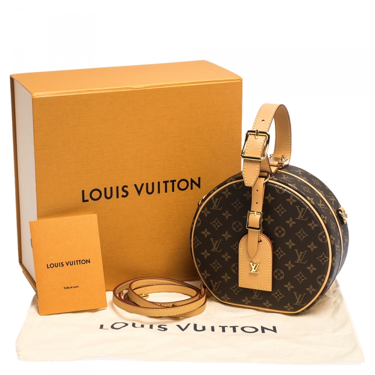 Pre Owned Louis Vuitton Monogram Canvas Petite Boite Chapeau Bag
