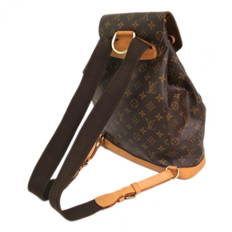 Pre Owned Louis Vuitton Monogram Montsouris Backpack