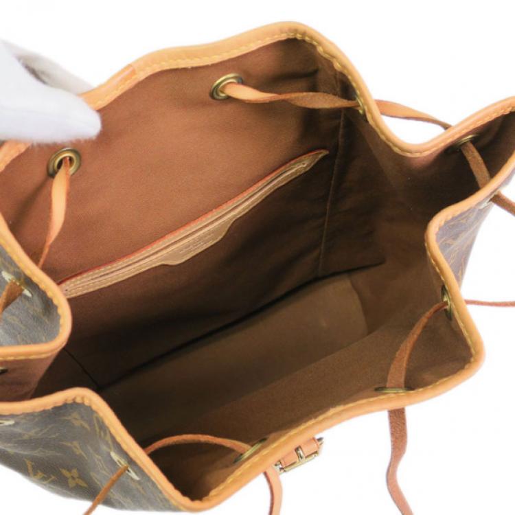 Pre Owned Louis Vuitton Monogram Montsouris Backpack