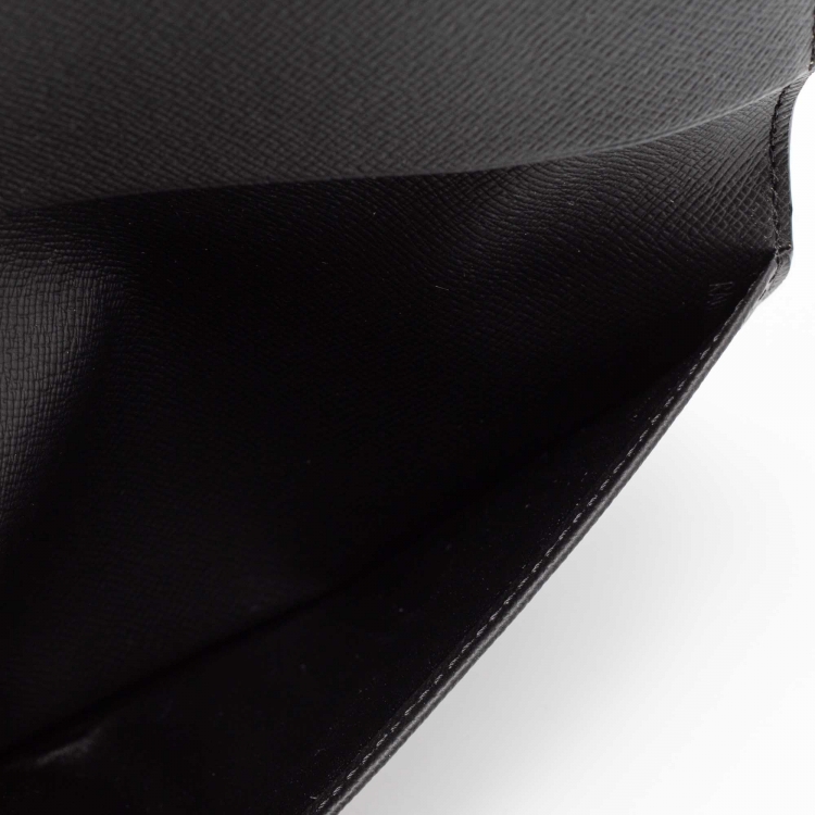 Pre Owned Louis Vuitton Damier Graphite Canvas Checkbook Wallet