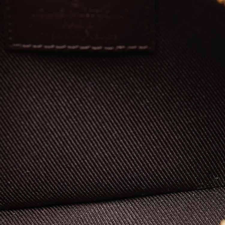 Pre Owned Louis Vuitton Amarante Monogram Vernis Mini Pochette Accessoires