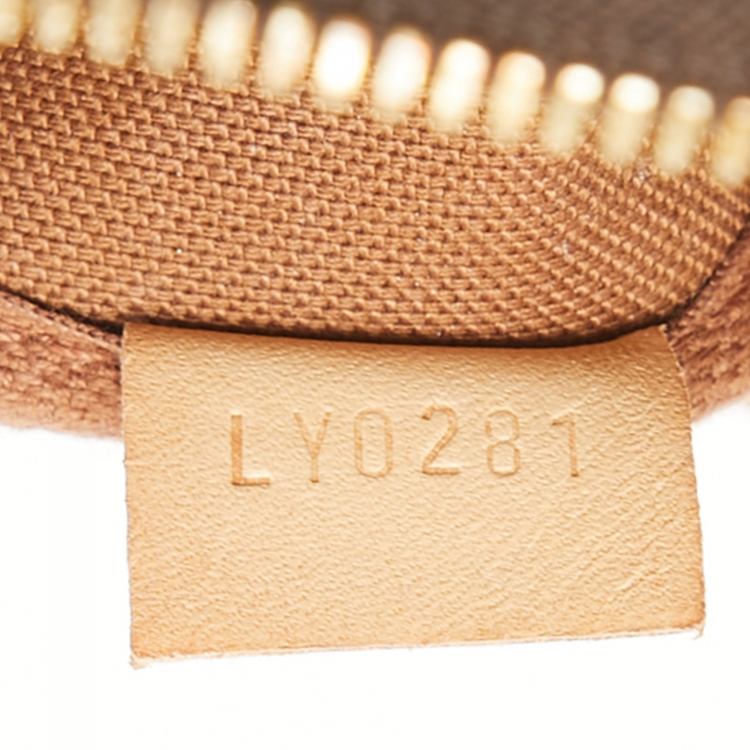 Pre Owned Louis Vuitton Khaki Monogram Canvas Multi Pochette Accessories Bag