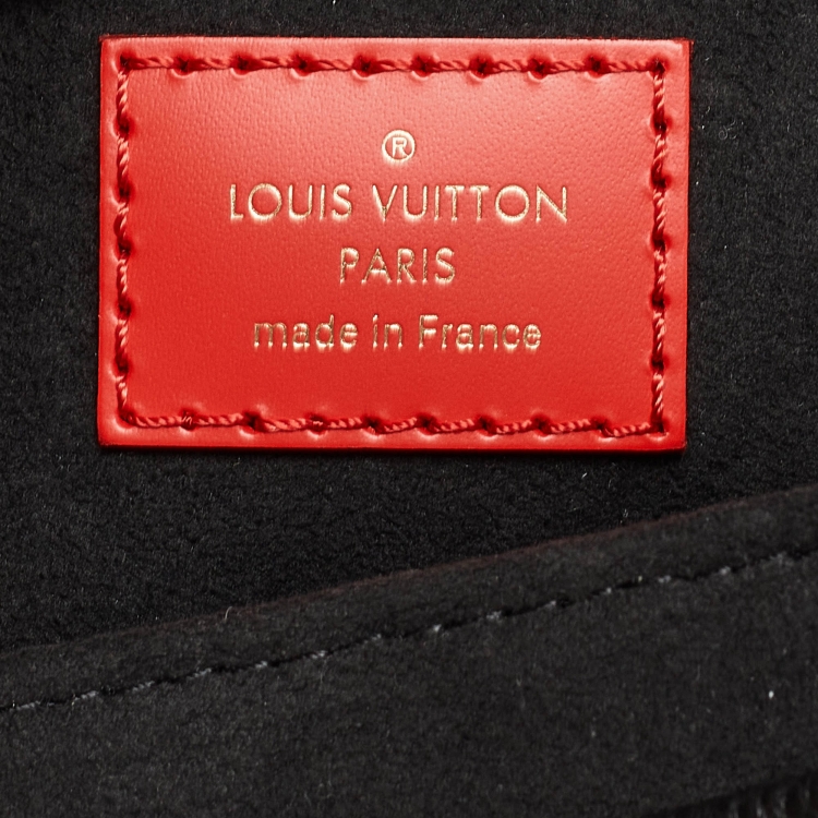 Pre Owned Louis Vuitton Black/Beige Monogram Empreinte Leather Crafty Pochette Metis Bag