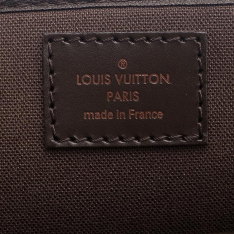 Pre Owned Louis Vuitton Damier Ebene Canvas Sabana Laptop Bag