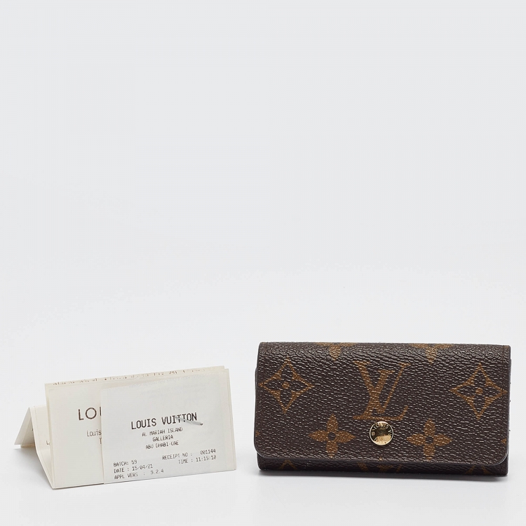 Pre Owned Louis Vuitton Monogram Canvas 4 Key Holder
