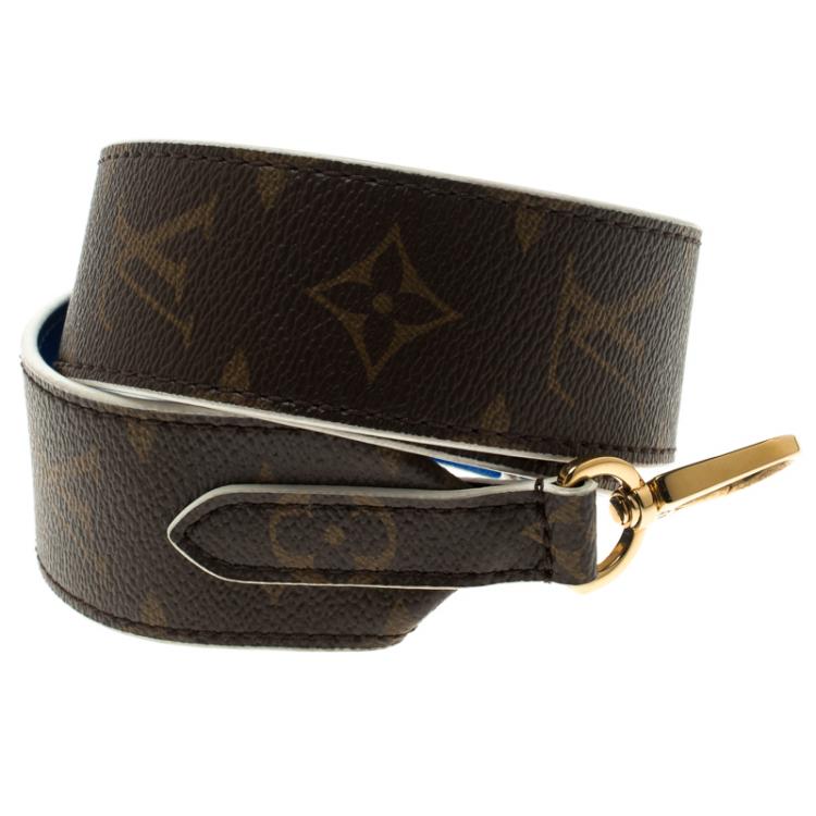 monogram shoulder strap