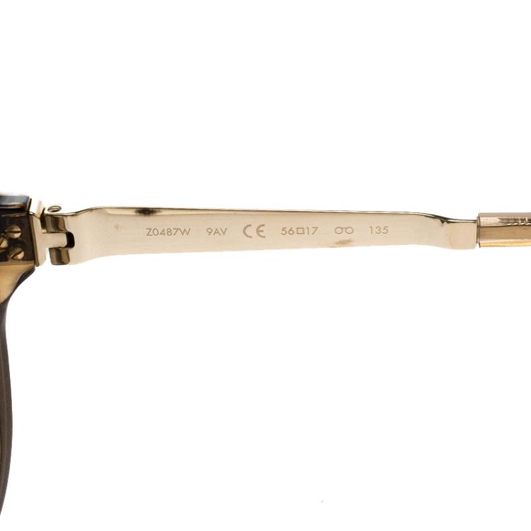 Pre Owned Louis Vuitton Brown Z0487W Cat Eye Sunglasses