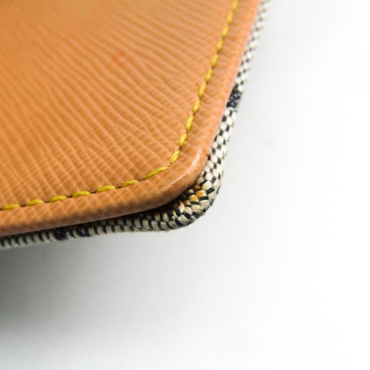 Pre Owned Louis Vuitton Blue Monogram Mini Lin Agenda Cover PM