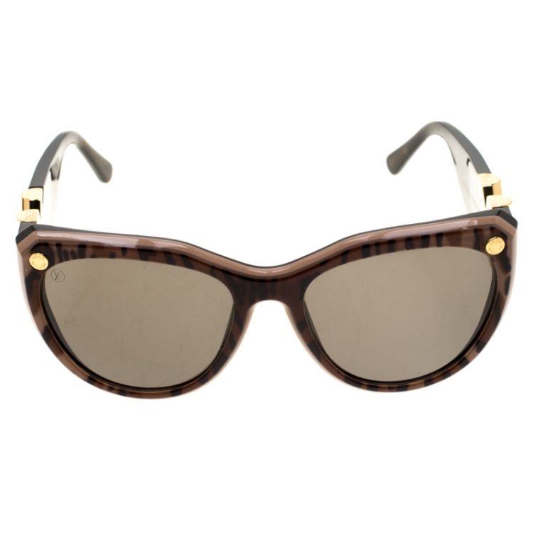 Louis Vuitton Leopard Print/Black Z1113W My Fair Lady Sunglasses