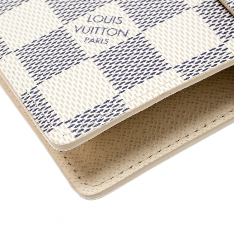 مملوكة مسبقًا Louis Vuitton Damier Azur Canvas Agenda Cover