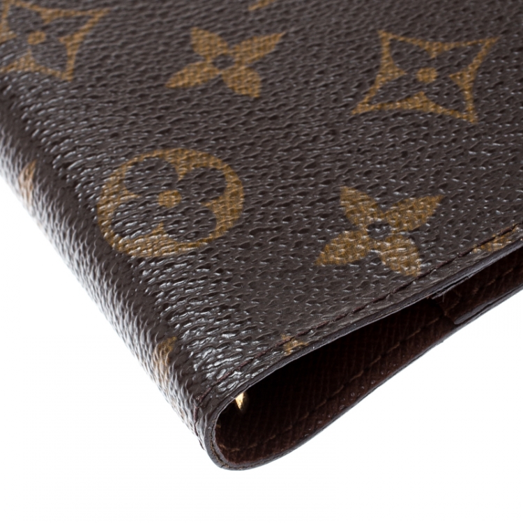 Pre Owned Louis Vuitton Monogram Canvas Small Ring Agenda Cover