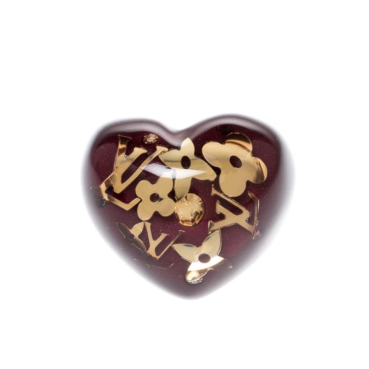 Louis vuitton heart deals ring