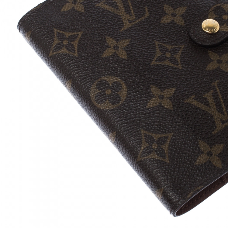 Pre Owned Louis Vuitton Monogram Canvas Small Ring Agenda Cover