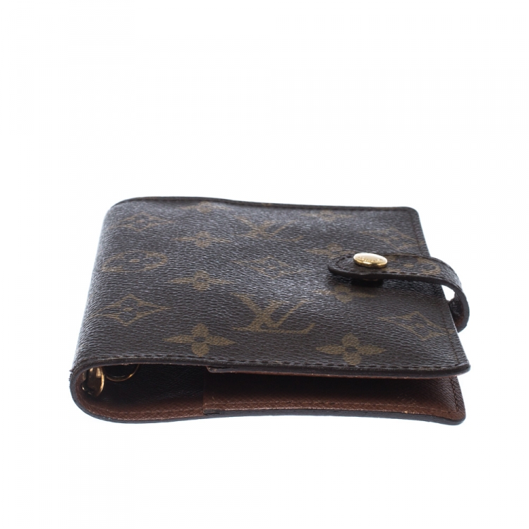 Pre Owned Louis Vuitton Monogram Canvas Small Ring Agenda Cover