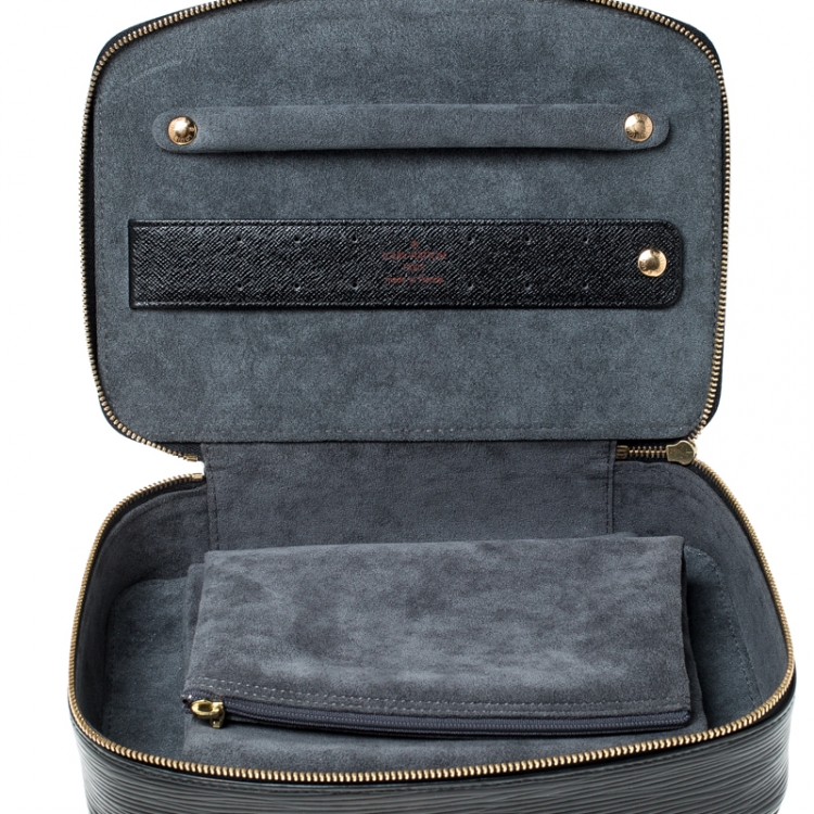Pre Owned Louis Vuitton Black Epi Leather Monte-Carlo Jewelry Box