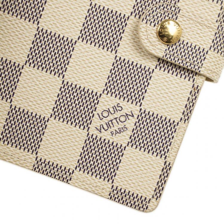 Pre Owned Louis Vuitton Damier Azur Agenda Cover