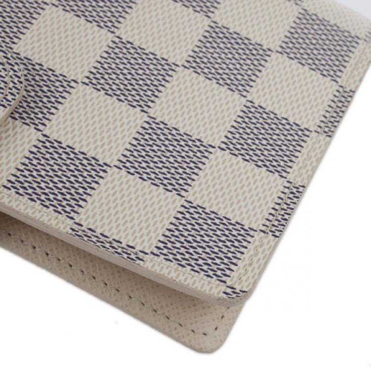 Pre Owned Louis Vuitton Damier Azur Agenda Cover
