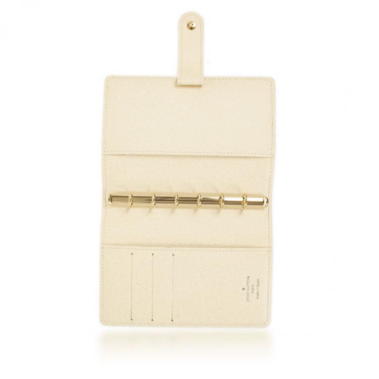 Pre Owned Louis Vuitton Damier Azur Agenda Cover