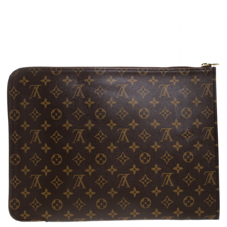 Pre Owned Louis Vuitton Monogram Canvas Poche Documents Portfolio Case